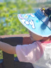 Hello Kitty儿童帽子夏季大帽檐防晒遮阳帽男女童空顶太阳帽 TKM1084大耳狗 实拍图