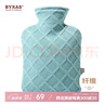 BYXAS/百赛施德国TUV认证灌水暖水袋注水热水袋暖手宝 中号1.2L雾霾蓝 实拍图