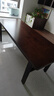 昌大圭客厅实木大书桌双层写字桌学习长桌工作台家用办公桌书法桌会议桌  标准版:200*80*高75厚5cm包送装 实拍图