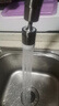 景语 水龙头起泡器防溅头过滤网嘴水嘴内心面盆厨房龙头出水嘴配件 万向两档接头（枪灰色） 实拍图