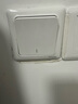 施耐德电气 一开双控开关 86型暗装墙壁电源一开开关插座面板 睿意系列 白色 实拍图