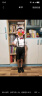 GOKU男童礼服套装幼儿园演出服背带裤夏季小主持人儿童西装毕业服花童 黑色裤子+衬衫+背带+领结 130 建议体重43-50斤 晒单实拍图