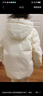 优衣库童装男童女童高性能复合连帽外套/保暖厚衣服473309 01 乳白色 130 实拍图