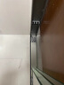 不锈钢淋浴房隔断定制一字型简易干湿分离卫生间移门整体浴室玻璃 【升级版】304不锈钢玫金-包安装 8mm钢化-送货上门包安装 实拍图