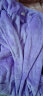特丝格斯（TSGS）特丝格斯 情侣睡袍睡衣女秋冬法兰绒家居服珊瑚绒男士浴袍浴衣 浅紫色-女款 均码 实拍图