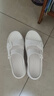 斯凯奇（Skechers）泡泡鞋休闲沙滩鞋凉鞋女鞋厚底舒适软底运动拖鞋女 白色/WHT 39 实拍图