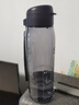 特百惠（Tupperware）乐活750ml水杯大容量塑料杯密封防漏运动茶杯学生儿童办公水壶 乐活都市灰 750ml 实拍图