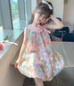 安妮优儿女童夏装连衣裙2025新款童装儿童夏季裙子小女孩洋气女宝宝公主裙 粉色 120 实拍图