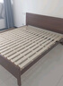 兴瑀汇实木床1.5米1.8m新中式双人床胡桃色木床主卧家用现代简约单人 胡桃色床+5cm床垫 1.2米*2米框架结构 实拍图