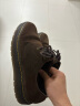 马丁（DR.MARTENS）Zavala Lo春舒适百搭轻量翻毛皮棕色薄底皮鞋单鞋 深棕色 39 实拍图