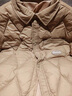 雪中飞童装儿童羽绒服2024秋冬新款男童中大童女童网格衬衫式轻薄羽绒服 卡其色 150 实拍图