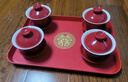祥盈升敬茶杯结婚套装敬酒茶具杯结婚用品大全喜碗筷套装改口敬茶杯托盘 敬茶杯四件套+带托盘套装 实拍图