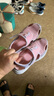 亚瑟士亚瑟士童鞋夏季新款男女儿童凉鞋款透气运动跑步鞋 701粉紫色 36 实拍图