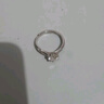 珍尚银【中国黄金授权】莫桑石钻戒女求婚戒指生日礼物送女朋友老婆纪念 【D级莫桑石】一克拉戒指 实拍图