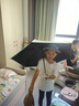 京东京造 小布丁 春辰绿太阳伞女防紫外线便携五折遮阳伞防晒晴雨折叠伞 实拍图