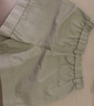 UR2025夏季新款女装休闲简约后松紧腰卷边短裤UYY650023 卡其 L 实拍图