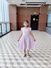 迪士尼（Disney）女童连衣裙夏季儿童裙子2025新款小女孩公主中大童洋气夏装清新爆 紫色小飞袖公主裙 130 cm 实拍图