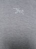 ARC'TERYX始祖鸟 KADEM HENLEY SS 透气 男子 速干短袖T恤 Black Heather/黑灰色 S 实拍图