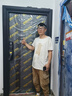 欧帝乐（OUDILE）加厚甲级防盗门入户门+防撬防爆安全门子母门+智能门锁指纹锁 全自动智能锁 1970/2050*960/860单门加高门楣 实拍图