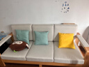 木缇森北欧实木沙发客厅现代简约家具组合套装小户型两用沙发坐垫可拆洗 1+1+3（客厅组合） 实拍图