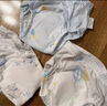 全棉时代训练裤婴儿如厕隔尿裤可洗防水尿裤2条装 花园+轻语粉 100 实拍图