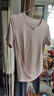 骆驼（CAMEL）户外晨跑运动服女休闲短袖两件套装 Y23BA0L6059C5 阳光粉 M 实拍图