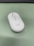 罗技（Logitech）LOGITECH PEBBLE鼠标 无线蓝牙鼠标 办公静音鼠标 女性鼠标对称鼠标 鹅卵石造型 米白色 实拍图