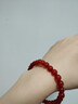 中国黄金相思红豆红玛瑙手串女水晶玛瑙手链新年圣诞节礼物送女友老婆生日 红玛瑙珠手串-6mm【京速达】 实拍图