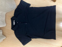 纳维凯尔意大利小帆船女士纯色翻领T恤短袖保罗polo衫2325525528 深蓝  M  实拍图