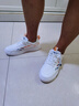 森馬男鞋2026春季新款休闲百搭软底小白鞋子男士厚底增高运动板鞋透气 白橘 44 实拍图