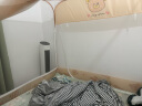 南极人A类帐纱家用 钢丝蒙古包蚊帐 全底三开门150*200【免安装可折叠】 实拍图