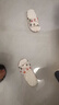 安尚芬踩屎感拖鞋女士室内外新款EVA百搭卡通轻便舒适软底防滑凉拖鞋男 白色【nice印花】 40-41 (250mm) 适合39-40 实拍图