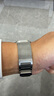 竞技者适于华为手表表带watch4/Pro/watch5/GT5/GT4/GT3/GT2磁吸金属不锈钢保时捷手表带男款编织配件 【新】钛色-工字密网-掉色包赔 实拍图