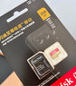 闪迪（SanDisk）256GB TF(MicroSD)内存卡 4K极速金卡A2 V30 U3行车记录仪 运动相机无人机 监控存储卡 读190MB/s 实拍图