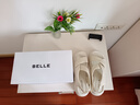 百丽（Belle）简约扭结休闲凉鞋女商场款厚底凉鞋A9S1DBL4预售 米白 38 (240mm) 实拍图