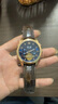 欧品客瑞士认证名表十大品牌手表男士全自动机械表男表夜光防水男士手表 欧品客3186棕皮玫壳蓝面 免费刻字 终身质保 实拍图
