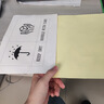 金值100张不干胶a4纸标签贴纸粘贴光面激光打印机亚面不粘胶空白背胶纸喷墨自粘纸打印纸可粘 实拍图