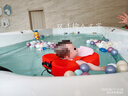 英氏（YEEHOO）宝宝围兜婴幼儿硅胶口水巾婴儿吃饭防水饭兜围嘴易清洗水果围兜 实拍图