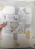 嫚熙（EMXEE）婴儿浴巾 新生儿纱布超柔棉四季洗澡斗篷浴袍 天空之旅 105x105cm 实拍图