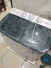 小鸭牌  洗+脱9公斤半自动洗衣机双桶 双缸大容量家用小型迷你波轮脱水半全自动迷你带甩干 洗涤6公斤+脱水3公斤【蓝光洁净强劲电机】 【蓝光洁净款】 实拍图