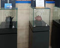 定制玉器珠宝文物古董艺术独立产品柜博物馆展台陈列柜玻璃展示柜 50*50*高120白/黑色含灯 实拍图