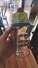 日康（rikang）水杯儿童双饮口吸管杯学生水杯便携水壶480ml B1072-1 薄荷绿 实拍图