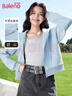 班尼路（Baleno）短款连帽卫衣外套女2025年春秋季百搭休闲时尚款开衫亲肤透气上衣 实拍图