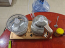 友家铺子（Biooner）全自动上水电热水壶 茶台烧水壶电茶壶家用办公茶桌茶具嵌入式一体电茶炉套装 1L （37*20cm）手柄双加水消毒款 实拍图