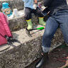 回力雨鞋女时尚成人女士中筒雨靴防水鞋胶鞋HLOZ3 嘿 36  实拍图