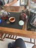 凝古轩 茶桌椅组合实木茶台功夫新中式喝茶几泡茶阳台办公室烧水壶一体 1.26米宝鼎1圈椅2月牙 石盘 实拍图