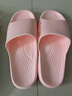 利达妮（TZLDN）老年人防滑拖鞋女士夏季居家用浴室室内洗澡家居孕妇用软底凉拖女 紫色 40-41 (适合39-40码) 实拍图