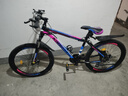 金武端自行车成人山地车公路赛车单车骑行变速超轻越野中学生初中青少年 旗舰版-辐条轮-炫彩蓝 24寸21速 实拍图
