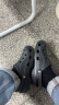 卡骆驰crocs洞洞鞋贝雅男鞋女鞋轻便耐磨一脚蹬拖鞋休闲鞋|10126 黑色-001 40 (250mm) 实拍图