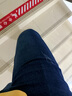 真维斯（JEANSWEST）牛仔裤男2025春季轻商直筒修身牛仔长裤男蓝色常规33 实拍图
